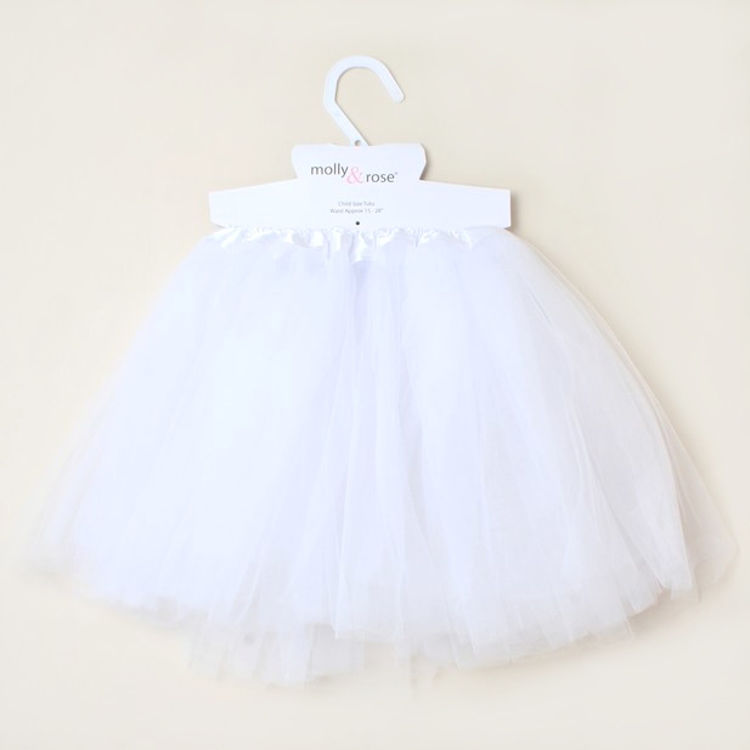 Picture of 5660 CHILD SIZE WHITE NET TUTU WAISTBAND 15-28